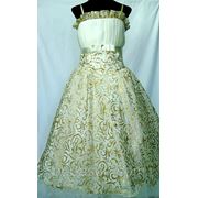 Прокат платья “Богема Золотая“, рост 116-134 см фото