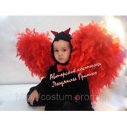 Карнавальный костюм Чертик с красными крыльями фото