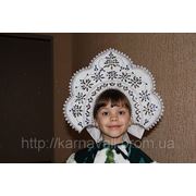 Корона кокошник для Снегурочки прокат Киев фото
