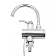 Проточный водонагреватель на кран Electric Heating Faucet RX007-7 с цифровым дисплеем (серебро) фото