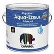 Водоотталкивающая лазурь для дерева Capadur Aqua-Lasur Universal Farblos/ Бесцветная 1 л фото