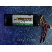 Литий-полимерная батарея Disire-power 22,2V 4000mAh-30С (53*43*135)570г. max55C