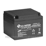 Стационарный аккумулятор AGM B.B. Battery EVP26-12 (26 Ah 12V) фотография