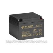 Стационарный аккумулятор AGM B.B. Battery BPL26-12 (26 Ah 12V) фото
