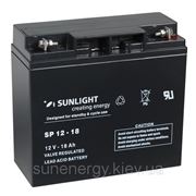 Аккумуляторная батарея SUNLIGHT (AGM) SPb12-18 фото