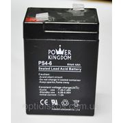 Аккумулятор Power Kingdom PS4-6, 6V 4Ah фото