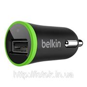 Зарядное устройство Belkin USB MicroCharger (12V, USB 1Amp), Черный фото