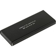 Корпус для SSD M.2 NGFF SATA Orient 3502U3 USB 3.0 контейнер, 6Гб, ASM1153E, поддержка TRIM, алюминий, черный фото