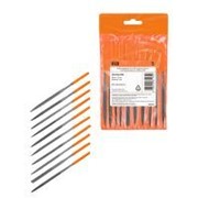 Набор надфилей 10 шт, Ø3 мм, длина 140 мм, пластиковая рукоятка, “Рубин“ TDM ELECTRIC SQ1026-0303 фото