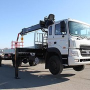 Грузовой автомобиль Hyundai HD 170 бортовой с кму hiab 190T с люлькой