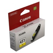 Картридж Canon CLI-451Y (6526B001) для Canon Pixma iP7240/MG6340/MG5440, желтый фотография