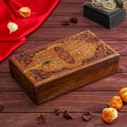 Шкатулка дерево “Ларец“ 25х15х6 см фото