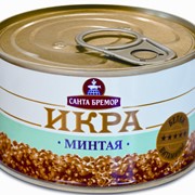 Икра деликатесная люкс минтая