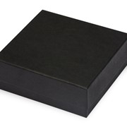 Подарочная коробка с эфалином Obsidian M 167 х 157 х 63, черный фото
