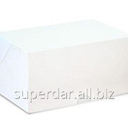 Упаковка для кондитерских изделий, 100х160х80 мм, белая фотография