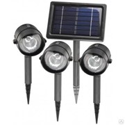 СВЕТОЗАР 2 LED, пластик, 3х1300 мАч, светильник на солнечной батарее SV-57935-3 фотография