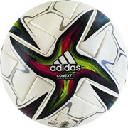Мяч футбольный ADIDAS Conext 21 PRO арт.GK3488,р.5, 6 п, FIFA PRO, ПУ, термосш, мультиколор фото