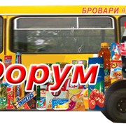 Размещение рекламы на/в общественном транспорте Киев-Бровары фотография