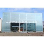 Фасад прозрачный и теплый из поликарбоната 30 мм
