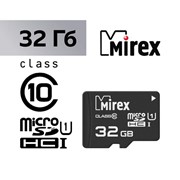Карта памяти Mirex microSD, 32 Гб, SDHC, UHS-I, класс 10 фото