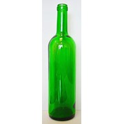 Бутылка Бордо, зеленая фото