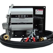 Топливораздаточная колонка заправки дизельного топлива с расходомером WALL TECH 40, 12В, 40 л/мин фото