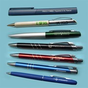 Ручки Металлические с гравировкой логотипа. Ручки с логотипом. фото