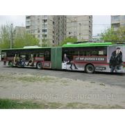 Наружная реклама на транспорте фото