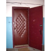 Обивка дверей. Утепление дверей в Омске фото