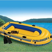 Лодка Challenger 3+весла и насос, 287х119х42 см. Intex-68370 фото