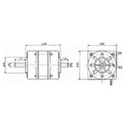 Электродвигатели однофазные асинхронные типа ДАК 101-180-1,5 (0,18кВт/1500 об/мин) фото
