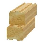 Брус стеновой сырой для деревянных домов оцилиндрованный или профилированный