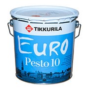 Tikkurila Euro Pesto 10, эмаль алкидная для внутренних работ матовая (База А), 9 л. фото