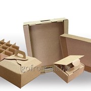 Коробка из картона семислойного 335*242*75 фото