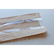 Бумажный пакет саше с прозрачным окошком