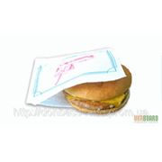 Бумажный пакет для чизбургера фотография