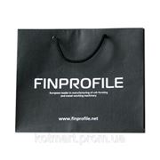 Бумажный пакет, сумка “FINPROFILE“ фото