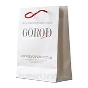 Бумажный пакет, сумка “Gorod любви“ фото