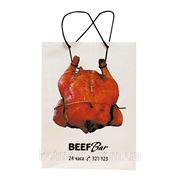 Бумажный пакет, сумка “Beef Bar“ фото