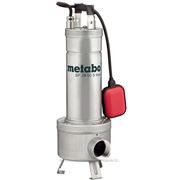 METABO SP 28-50 S INOX (604114000) Диаметр пропускаемых частиц: 50, Гарантия: 12, Глубина погружения: 7, Класс электрозащиты: IP X8, Максимальная