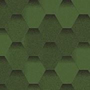 Битумная черепица — Мозаика Хвойный лес (зеленый+черный базальт) фото