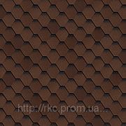 Битумная гибкая черепица, SHINGLAS, серия Классик, коллекция Кадриль, цвет Коричневый фото