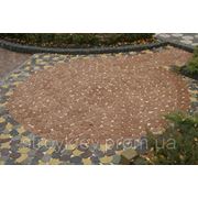 Тротуарная плитка Маргарита персиковый антик фото