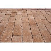 Кирпич стандартный Антик (200х100х60) персиковый фото