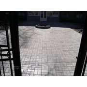 Тротуарная плитка “Кирпич“ 200*100*45 фотография