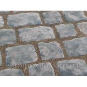 Тротуарная плитка Дорожный камень (Средневековой) серая фото