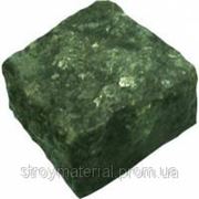 Брусчатка полно колота Маславка месторождения (зеленая) 10х10х10 10х10х5 5х5х5. фотография