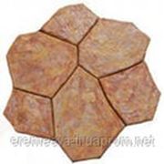 Тротуарная плитка Каменный цветок 350*350*35мм мраморная вибролитье фотография