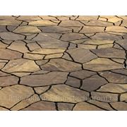 Тротуарная плитка Золотой Мандарин - Песчаник Генуя фото