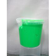 Краска пластизольная флуоресцентная зеленая фото